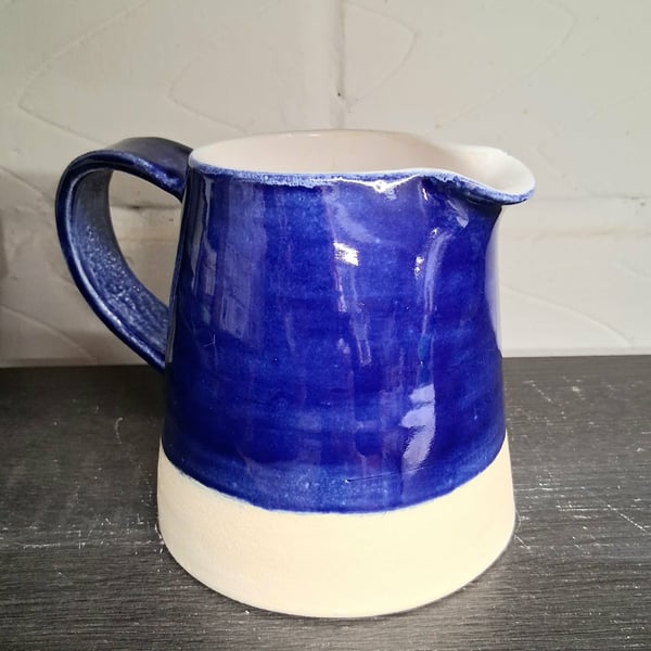Midnight Blue classic durable Stoneware Jug 