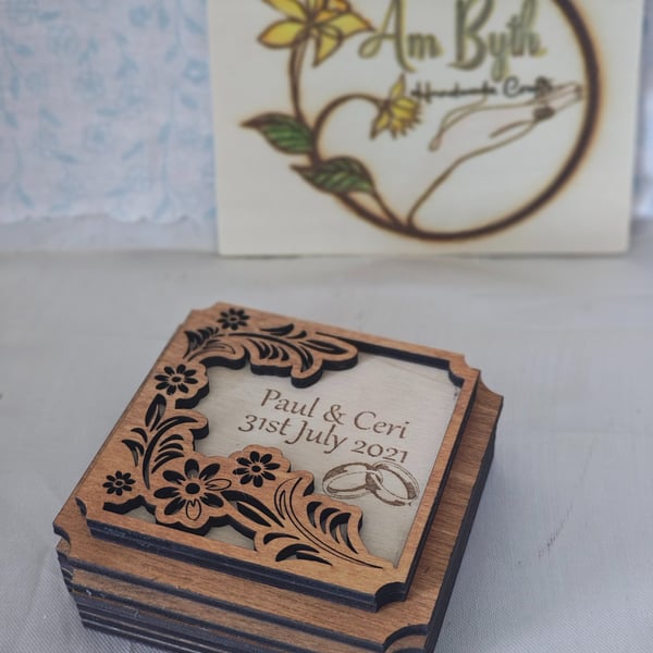 Bespoke wedding ring box