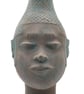 Queen Idia Bust, Benin Bronze Statue, Nigerian History Ornament, African queen  - Image 8