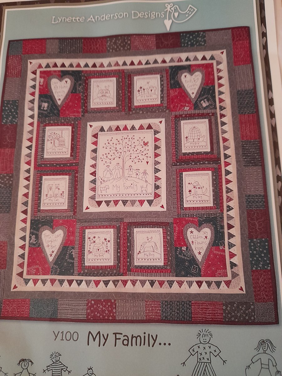 Lynnette Anderson my family quilt kit