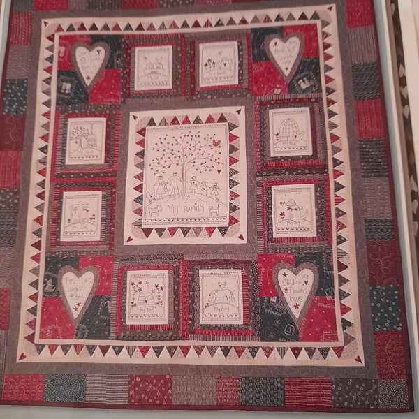 Lynnette Anderson my family quilt kit