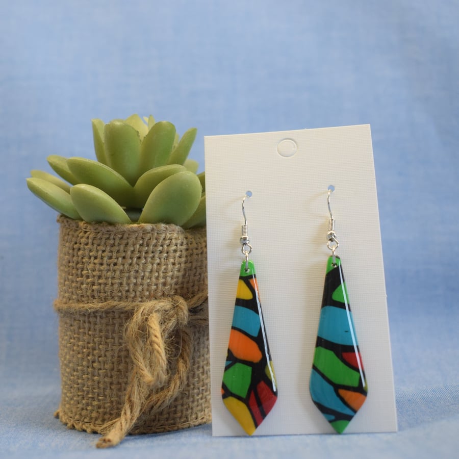 Diamond Dangle Earrings