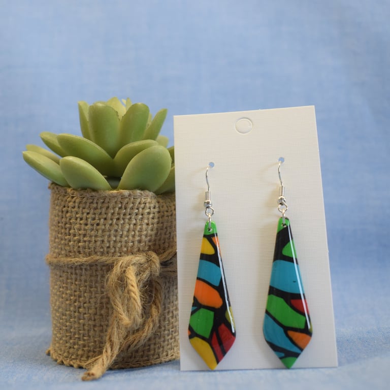 Diamond Dangle Earrings