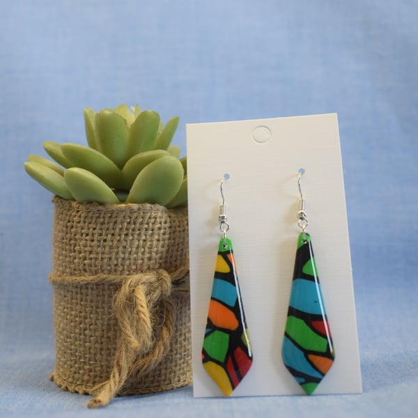 Diamond Dangle Earrings