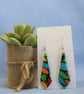 Diamond Dangle Earrings - Image 3