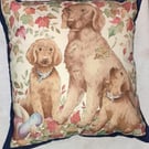 Labrador and Pups cushion