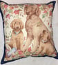Labrador and Pups cushion - Image 1