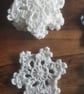 Beautiful crochet snowflake decorations, coasters, tree hangers.  - Image 2