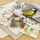 Four Mixed 'Bird' Paper Napkins