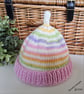 Designer Baby Girls Merino Wool Hat 0-3 months size