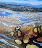 Low Winter Tide, original mixed media painting