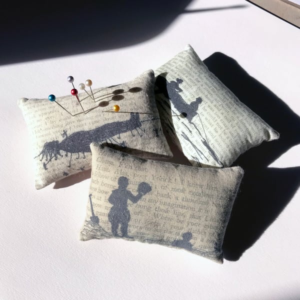 Classic Literature Silhouette Pin Cushion Seconds Sunday 