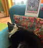 Trust Cats, Not People. Lino print  - Image 2
