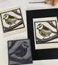 Lino Print - Blue Tit - Garden Bird - Original Print - Image 6