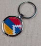 Artsakh Flag Keyring - Artsakh Flag Keychain