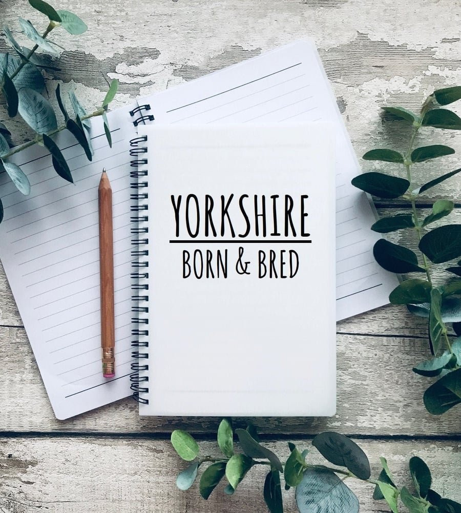 Yorkshire Notebook, funny yorkshire phrases notebook, yorkshire dialect