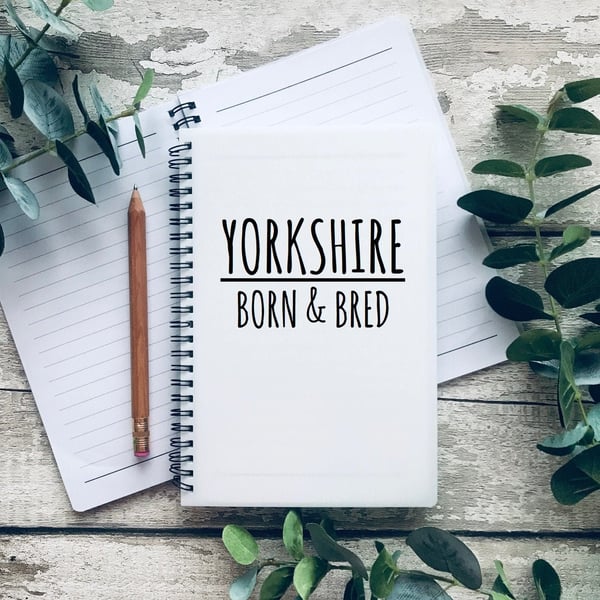 Yorkshire Notebook, funny yorkshire phrases notebook, yorkshire dialect