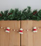 Macrame Santa hat garland - Image 4