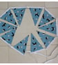 Puffin bunting teal