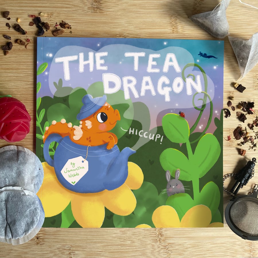 Children's picture book, The Tea Dragon by Samantha Webb Signed