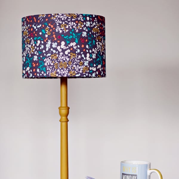 30cm mulberry floral lampshade