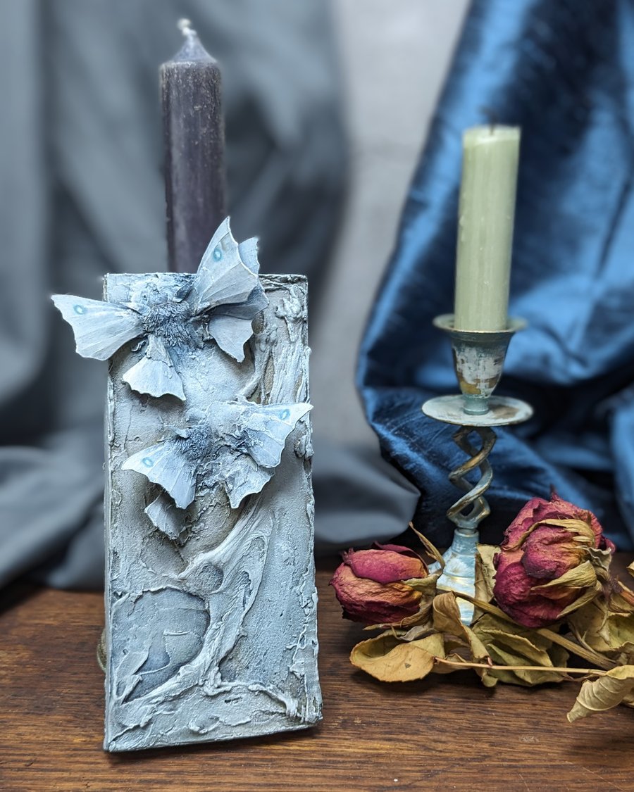 Moth and Wall Sculpture