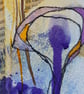 Art Card 5 x 7" Original Painting Keepsake Card Letterbox Gift - Image 2