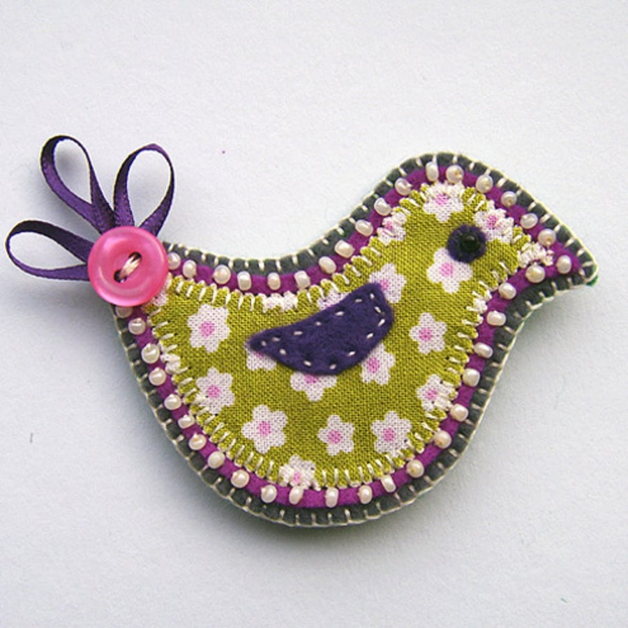 Bird Brooch