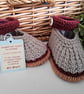 Designer Baby Boy's Hand Knitted Shoes   3 - 6 months size - Image 8