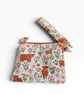 Handmade Highland Cow Wristlet and Matching Wallet.  