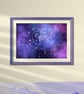 Personal Astrological Art - The Astrochart in Nebulae - DOWNLOAD