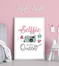 Selfie Queen girls room print, girls room quote print,  Selfie queen gift - Image 2