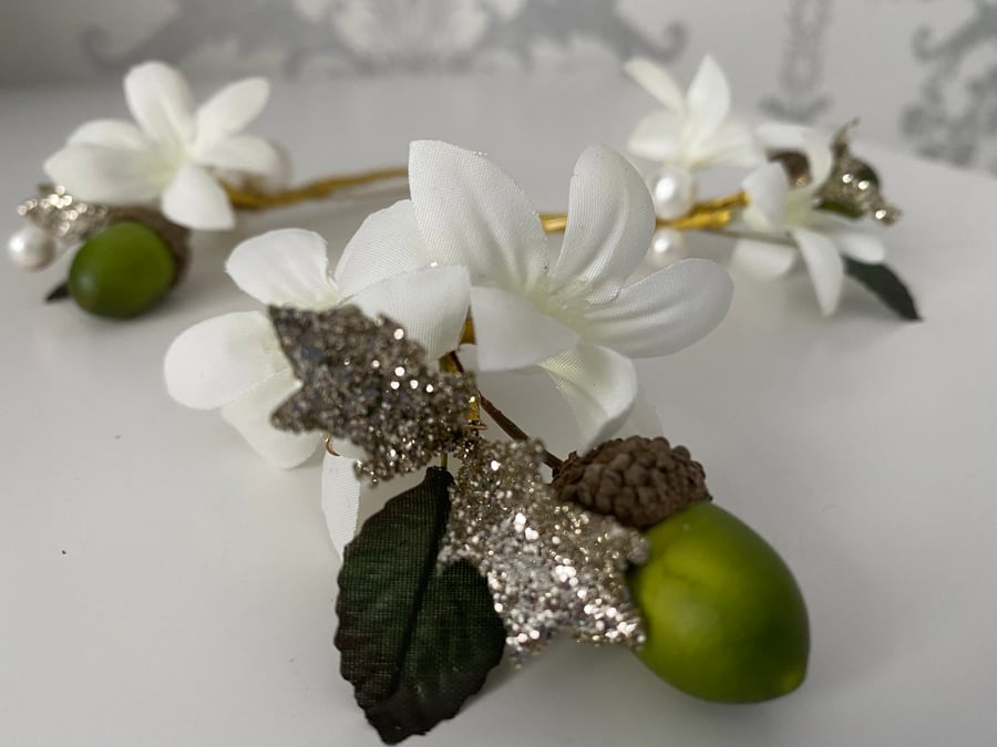 The Helena Pins - Bridal hair pins - Bun pins, Flower hair pins
