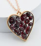 Garnet Rose Gold plated Worry Stone Necklace - Free Postage - Image 8