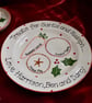 Personalised Christmas Treats for Santa Plate - Image 2