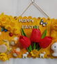 Handmade Happy Easter wall decoration - Image 2