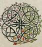 Apple Tree Celtic Knot Lino cut print - Image 1
