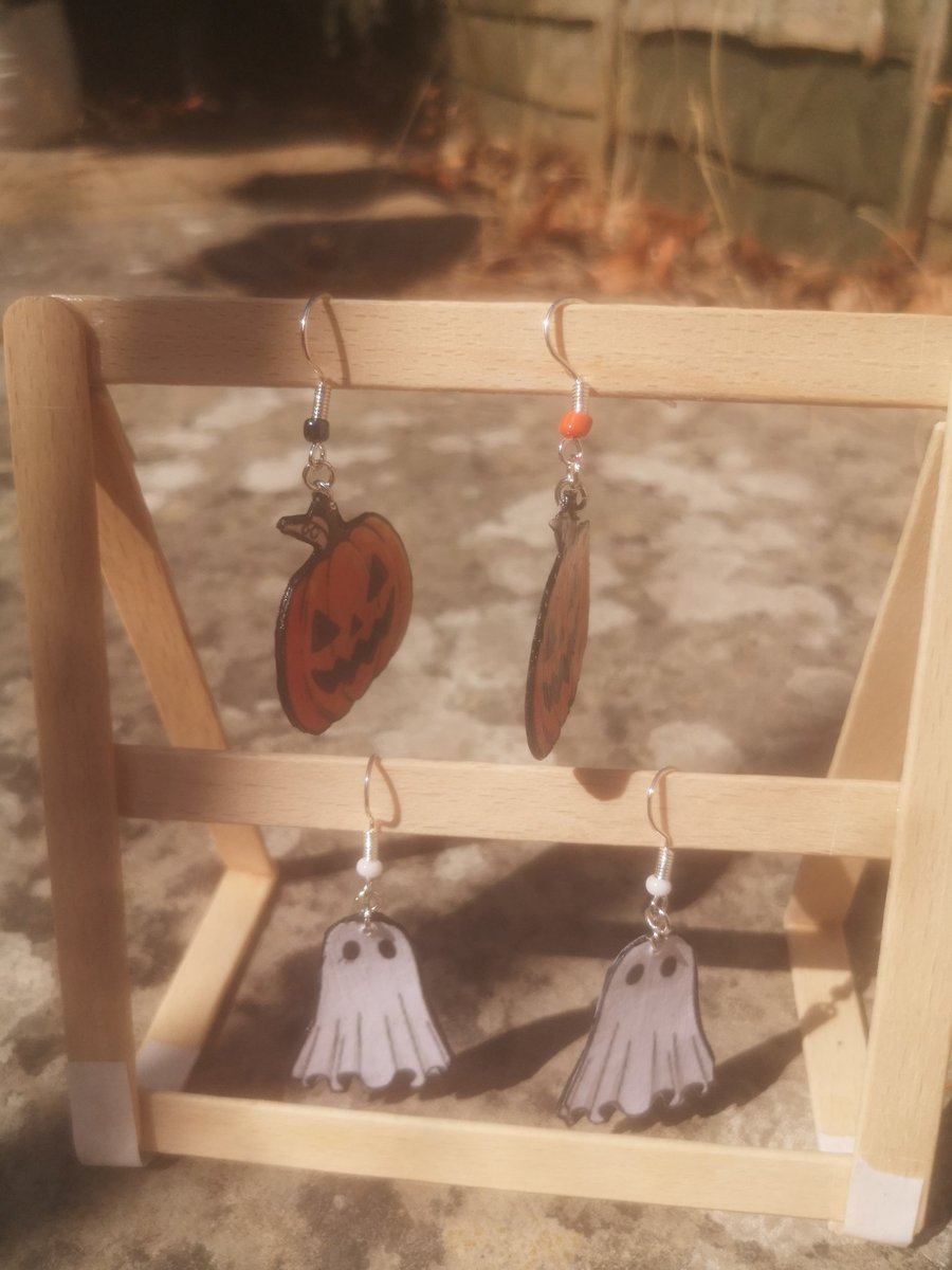 Halloween paper earrings set 