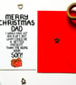Funny Christmas Card From Son for Dad, Joke Dad Christmas Card From Son - Image 6
