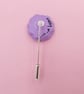 PURPLE POPPY PIN Memorial War Animals Remembrance Lapel Flower Pin HAND PAINTED - Image 5