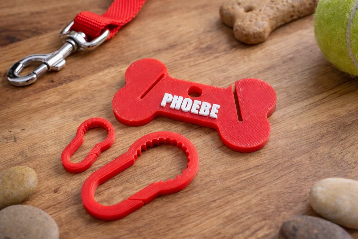 Personalised Dog Poo Bag clip - Hands-Free Dog Walking accessory