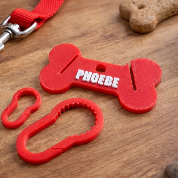 Personalised Dog Poo Bag clip - Hands-Free Dog Walking accessory