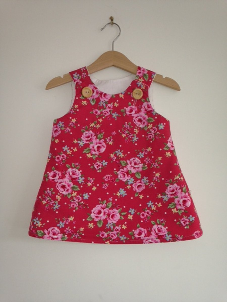 rose dress 6-12 months