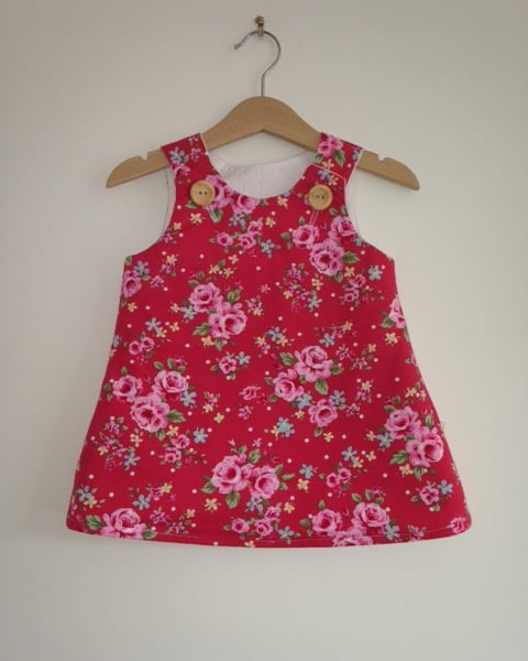 rose dress 6-12 months