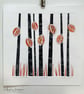 Unique Collograph Print with Collaged Leaves and Grasses - Autumn Jewels - Image 3