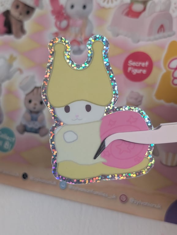 Kitten Cat Baby Snail Sticker - Pack of 2