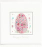 Pink egg card - Image 1
