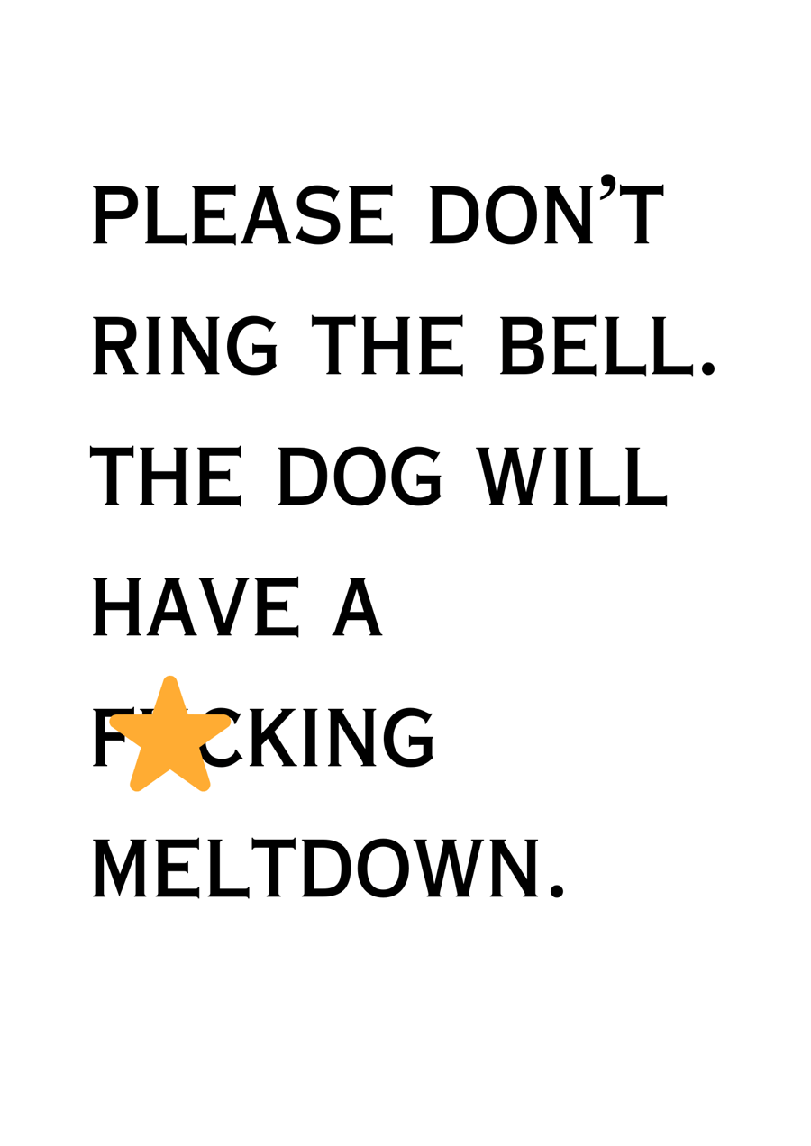 A4 Framed Funny Quote