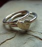Stacking Heart Rings