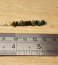 Long elegant Raw Emerald pendant. May birthstone. 20th anniversary gemstone  - Image 4